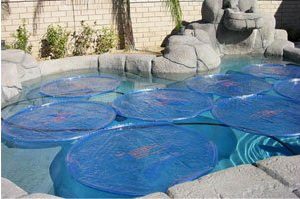 Solar Sun Rings Plain Blue Swimming Pool 3-Pack