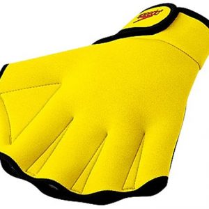 Speedo Aqua Fit Swim Training Gloves  UV Yellow  Medium