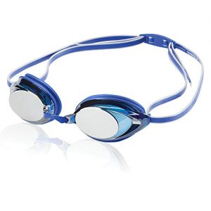 Speedo Vanquisher 2.0 Mirrored Swim Goggle  Silver/Blue