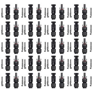 Sun YOBA 20 Pairs MC4 Connector Male  Female Safety Seal Ring Waterproof Solar Panel Cable Connectors