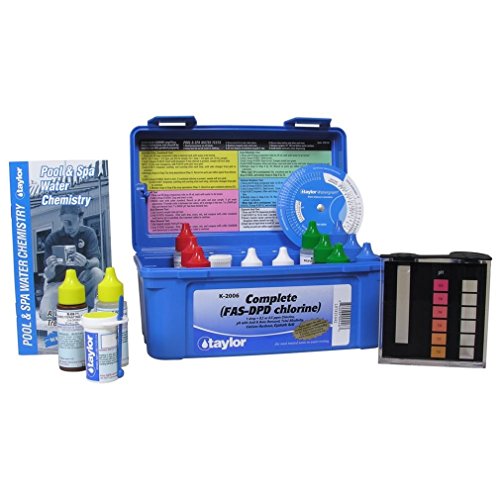 TAYLOR TECHNOLOGIES INC K-2006 TEST KIT COMP CHLORINE FAS-DPD 1 TAYLOR TECHNOLOGIES INC K-2006 TEST KIT COMP CHLORINE FAS-DPD