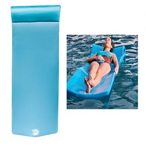 Texas Recreation Serenity 1 5  Thick Swimming Pool Foam Pool Floating Mattress  Marina Blue