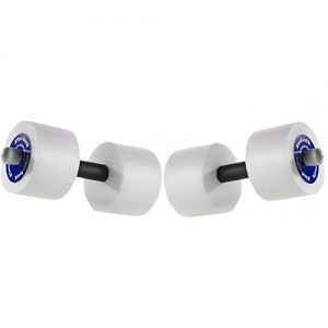 TheraBand Water Weights  Set of Aquatic Hand Bars for Pool Fitness  Dumbbell Weight with Padded Grip  2 Foam Weights for Water Aerobics  Therapy  Workouts  Pool Exercise Equipment  Aqua Training  Blue  Heavy  Advanced