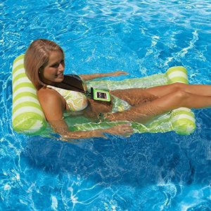 Topist Pool Floats Adults  Pool Loungers Floats Adults  Premium Inflatable Swimming Pool Rafts Floats Universal Waterproof Case  Green