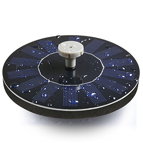 Tranmix Solar Fountain Pump for Bird Bath 2018 Upgraded Floating Fountains Solar Panel Kit Water Pump for Ponds Garden Outdoor Décor 1 Tranmix Solar Fountain Pump for Bird Bath 2018 Upgraded Floating Fountains Solar Panel Kit Water Pump for Ponds Garden Outdoor Décor
