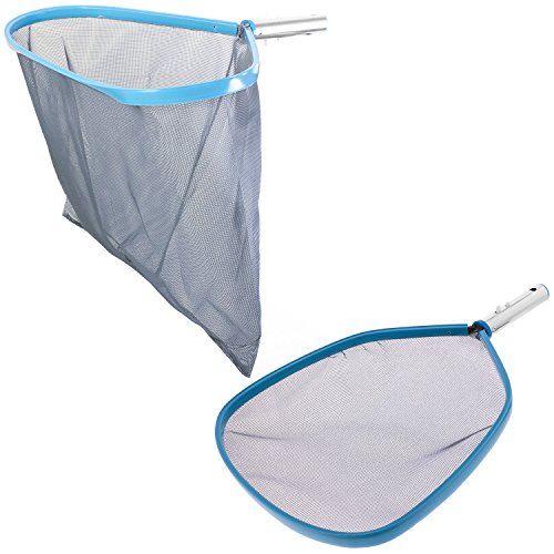 U S Pool Supply Professional Large Heavy Duty Swimming Pool Leaf Skimmer Rake Net Set - Strong Aluminum Frames for Faster Cleaning Easier Debris Pickup and Removal 1 U S Pool Supply Professional Large Heavy Duty Swimming Pool Leaf Skimmer Rake Net Set - Strong Aluminum Frames for Faster Cleaning Easier Debris Pickup and Removal
