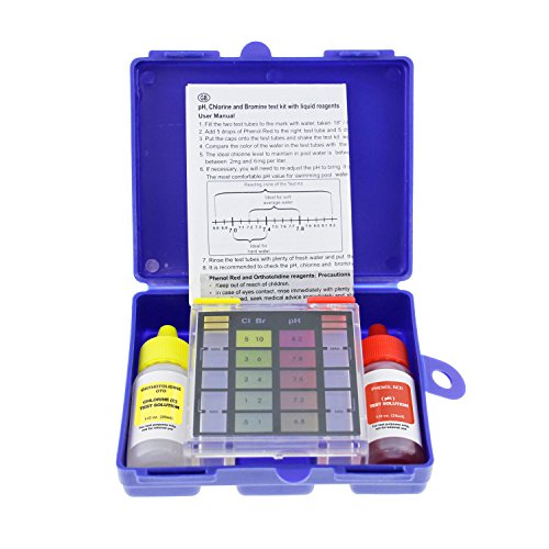 U S  Pool Supply Standard 3-Way Swimming Pool   Spa Test Kit  Tests Water for pH  Chlorine and Bromine 1 U S  Pool Supply Standard 3-Way Swimming Pool   Spa Test Kit  Tests Water for pH  Chlorine and Bromine