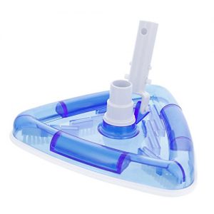 U S  Pool Supply Weighted Transparent Triangular Pool Vacuum Head with Swivel