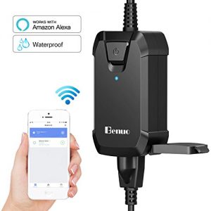 Wifi Outdoor Smart Outlet Plug  Benuo Wireless Smart Plug Waterproof Outlet Socket with Timer  Works with Alexa and Google Home for Voice Control  Wifi Enable Smartphone APP Control from Anywhere