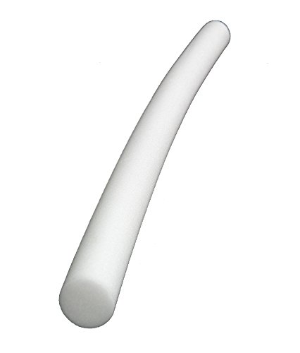 Workoutz 60 Inch Solid Pool Noodle (1 Qty) Commercial Quality Aquatic Float Made In USA (WHITE NOODLE) 1 Workoutz 60 Inch Solid Pool Noodle (1 Qty) Commercial Quality Aquatic Float Made In USA (WHITE NOODLE)