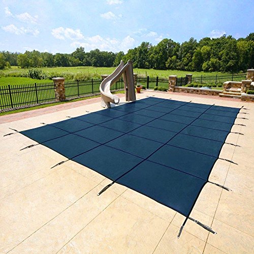 Yard Guard Deck-Lock 16 x 32 Feet Pool Safety Cover Blue 1 Yard Guard Deck-Lock 16 x 32 Feet Pool Safety Cover Blue