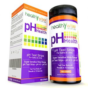 pH Test Strips Tests Body pH Levels for Alkaline Acid levels Using Saliva and Urine Track and Monitor Your pH Balance A Healthy Diet Get Accurate Results in Seconds 100ct pH Scale 4 5-9