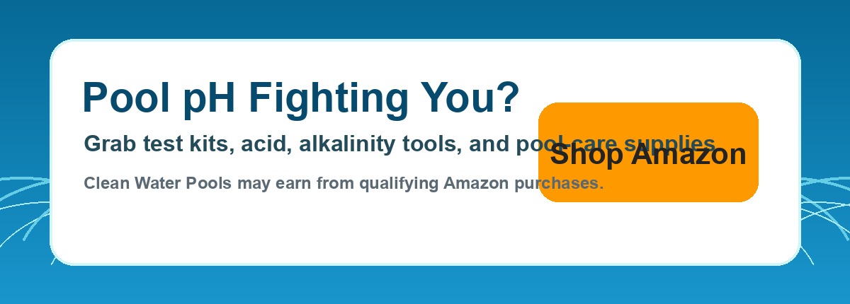 Shop pool pH test kits, muriatic acid, alkalinity increaser, and pool supplies on Amazon